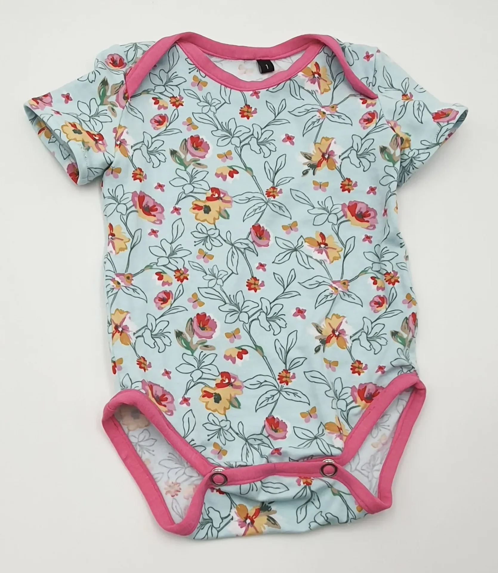 Body manches courtes FLOWER POWER