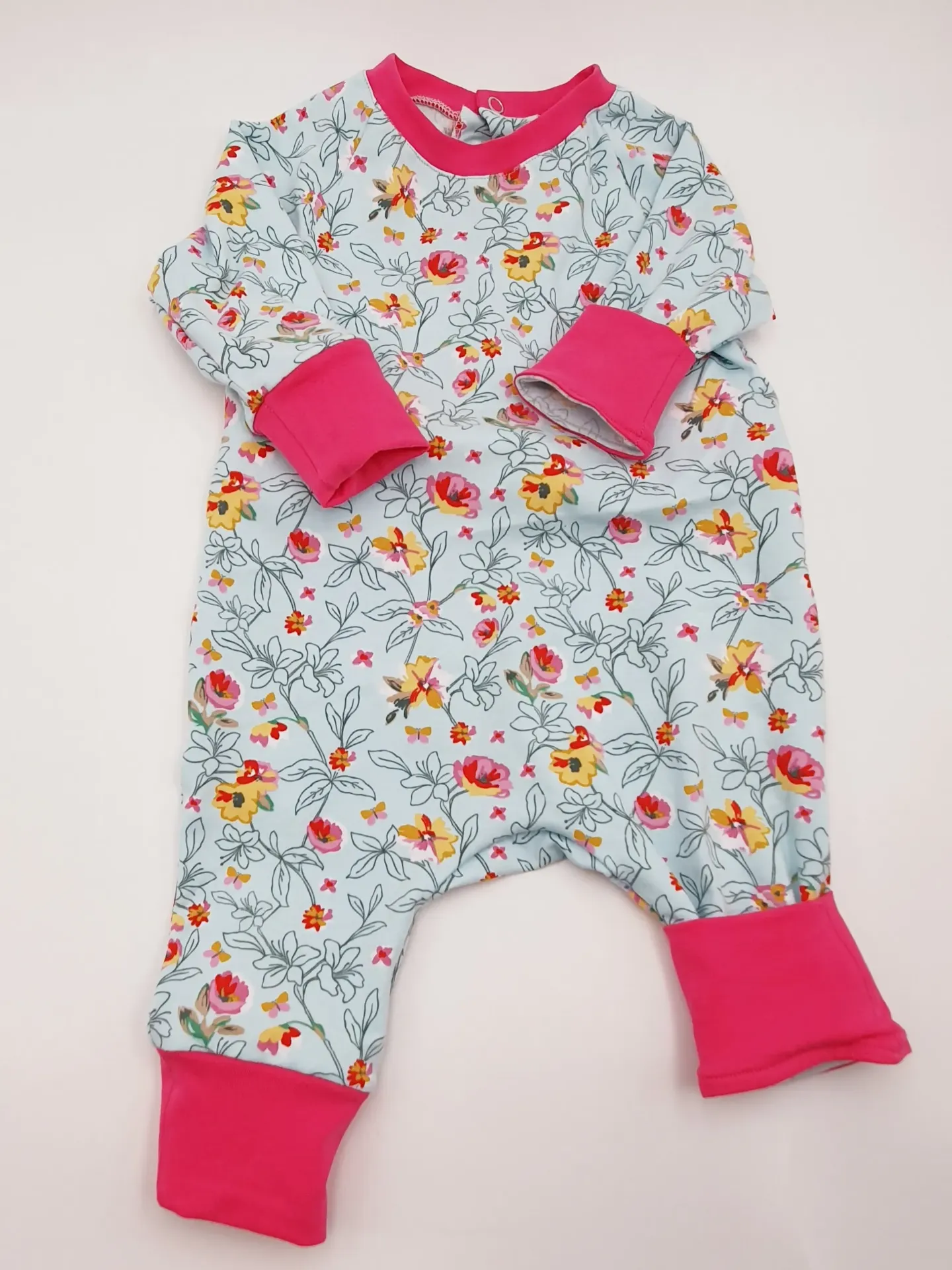 Pyjama 1 pièce FLOWER (T1 (0-3M))