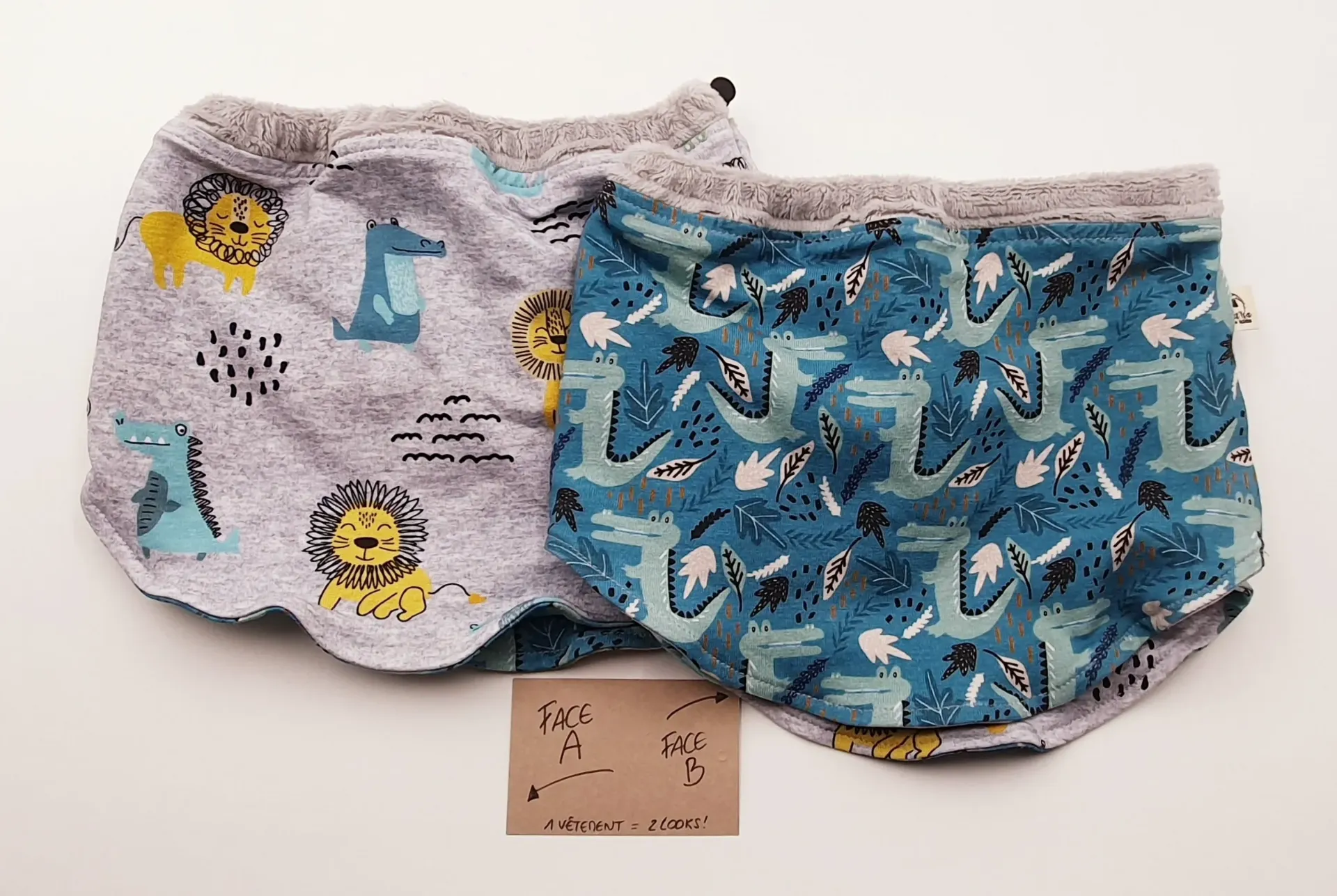 Col (tour de cou) évolutif et réversible LIONS/DINOS (T1 (1-3A))