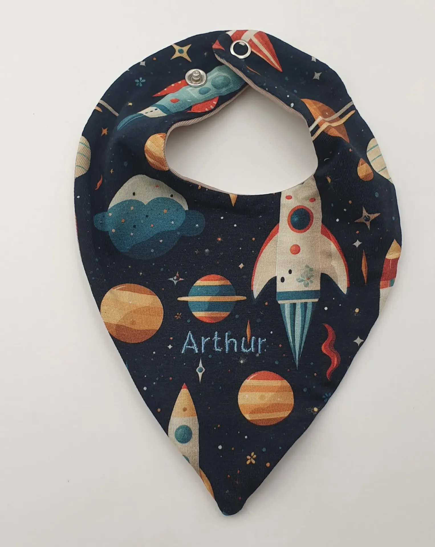 Bandana réversible léger FUSEES VERS L'ESPACE (T0 (0-12M))