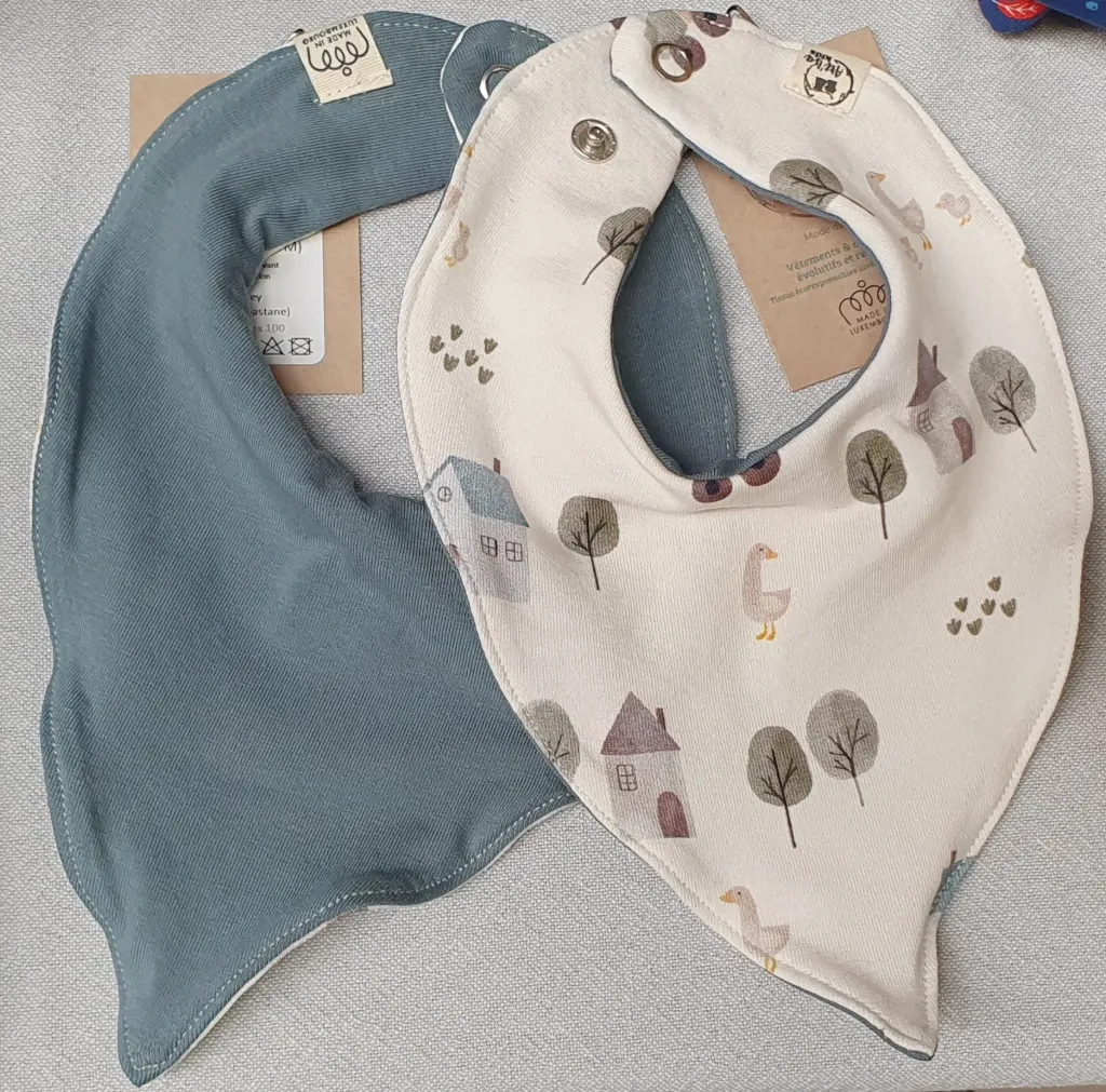 Bandana réversible léger JOLI VILLAGE (T0 (0-12M))