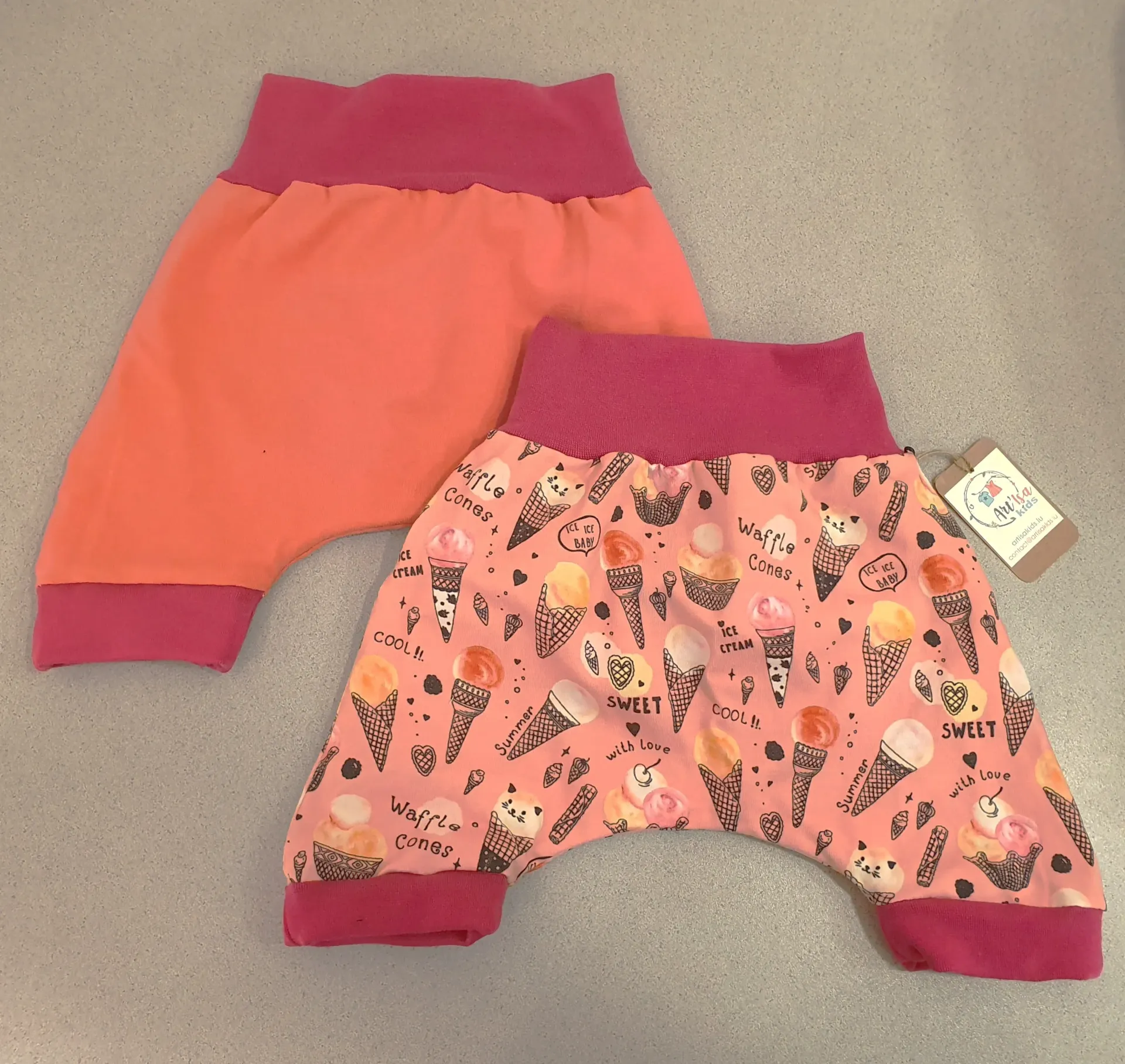 Short réversible ICE CREAM