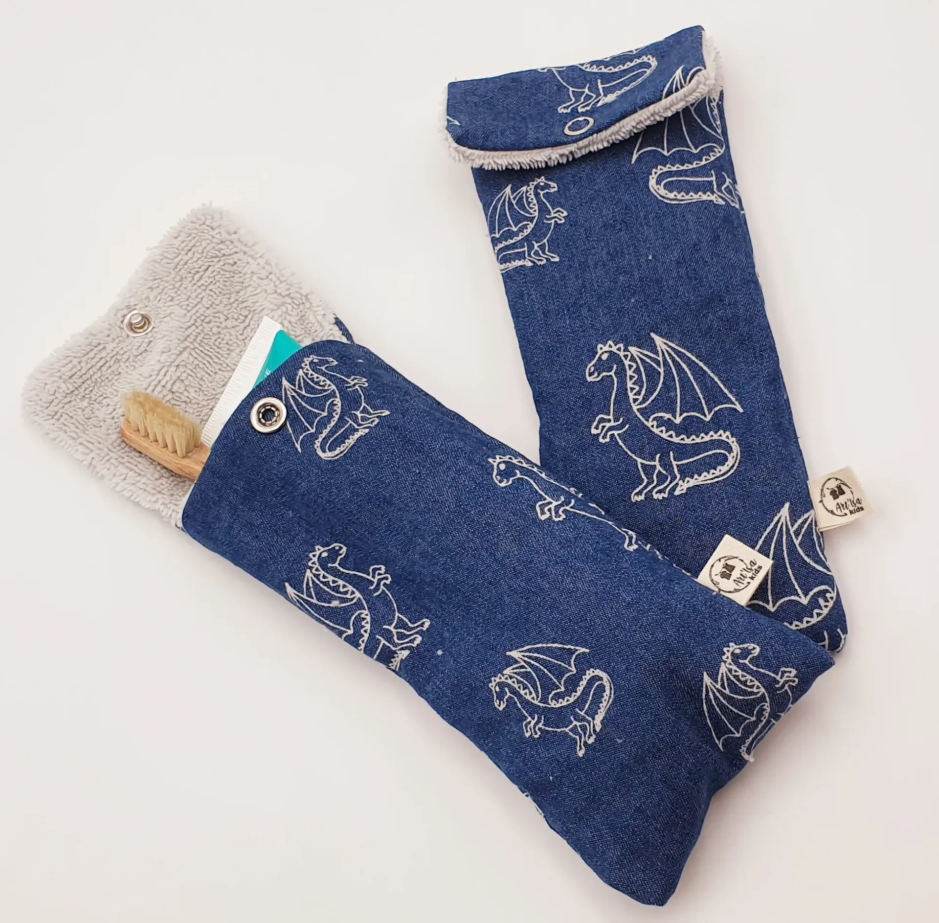 Etui polyvalent JEANS/DINOSAURES