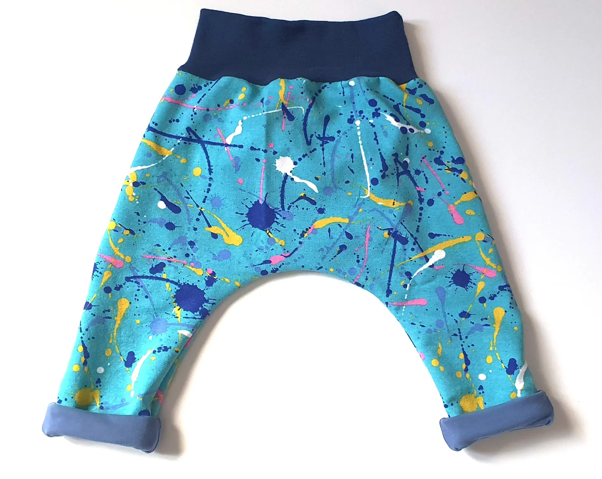 Sarouel réversible et évolutif (+écussons) TACHES (Taille 1 (3-9M))