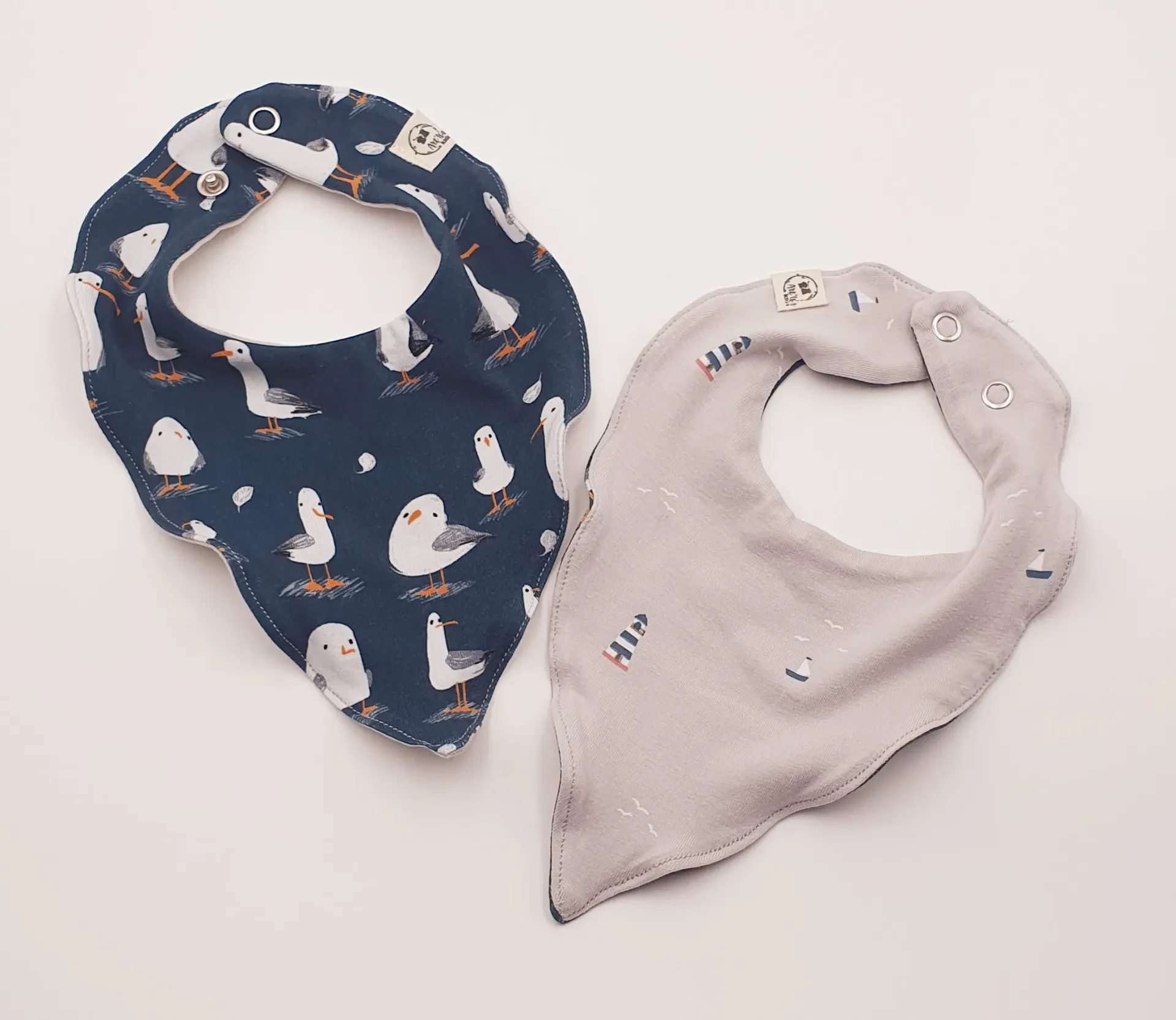 Bandana réversible léger MOUETTES (T0 (0-12M))