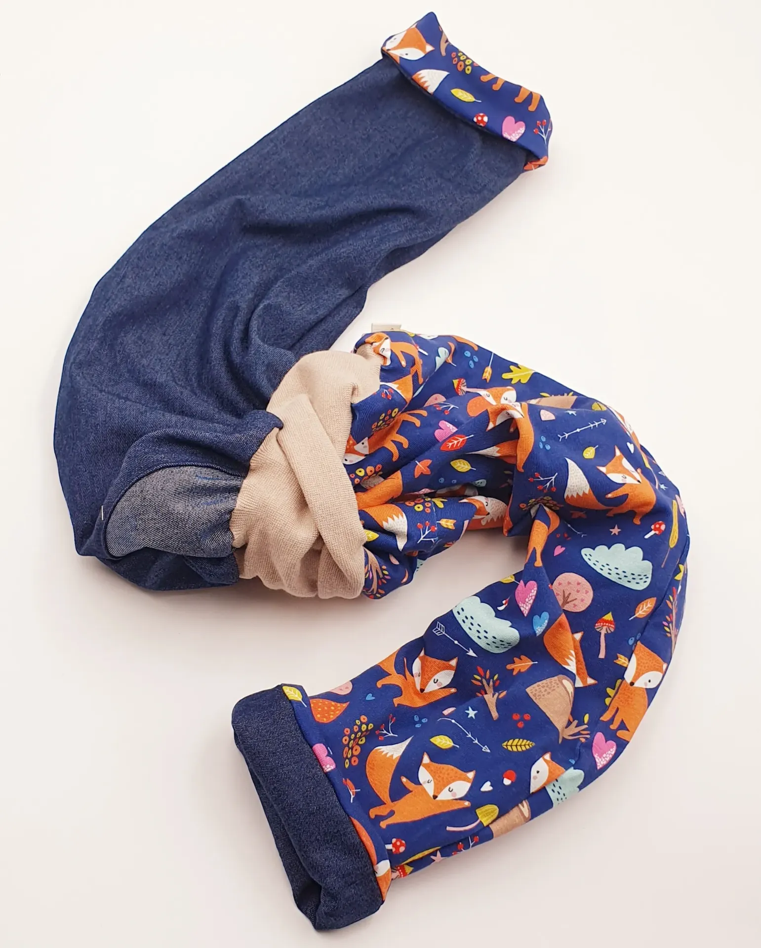 Sarouel réversible et évolutif JEANS/RENARDS