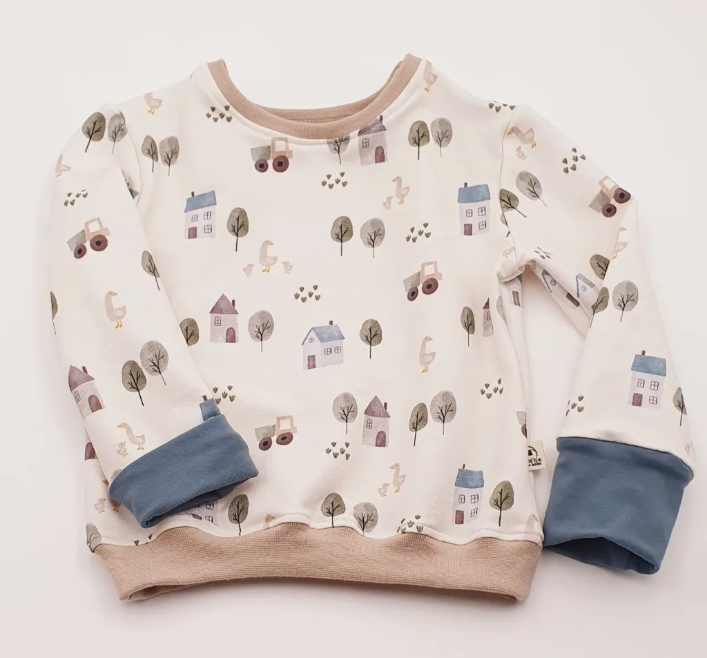 Pull col boutonné JOLI VILLAGE (T2 (1-2A))