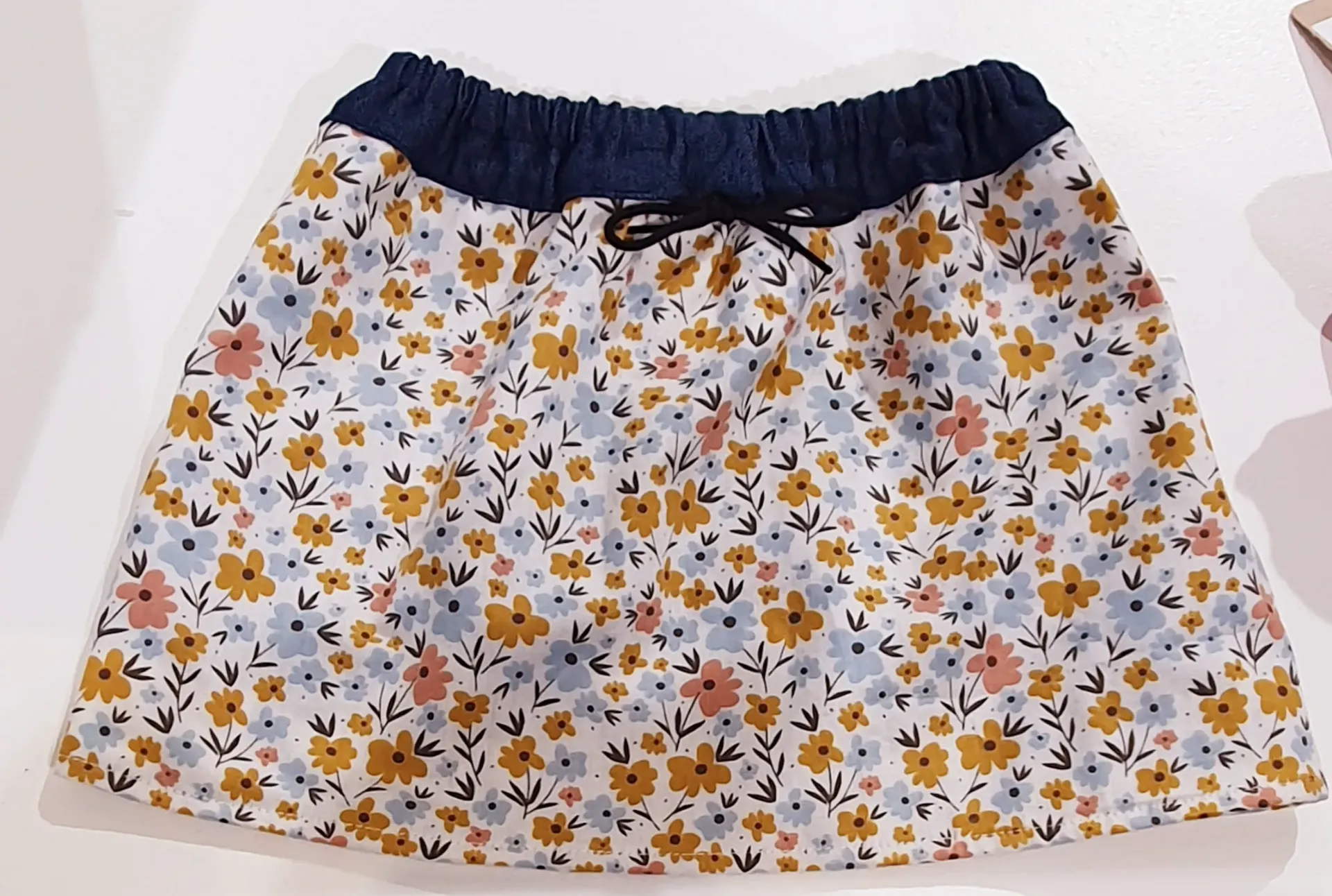 Jupe réversible FLEURS D'ETE