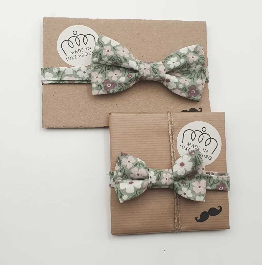 Noeud papillon FLEURS DE SAUGE