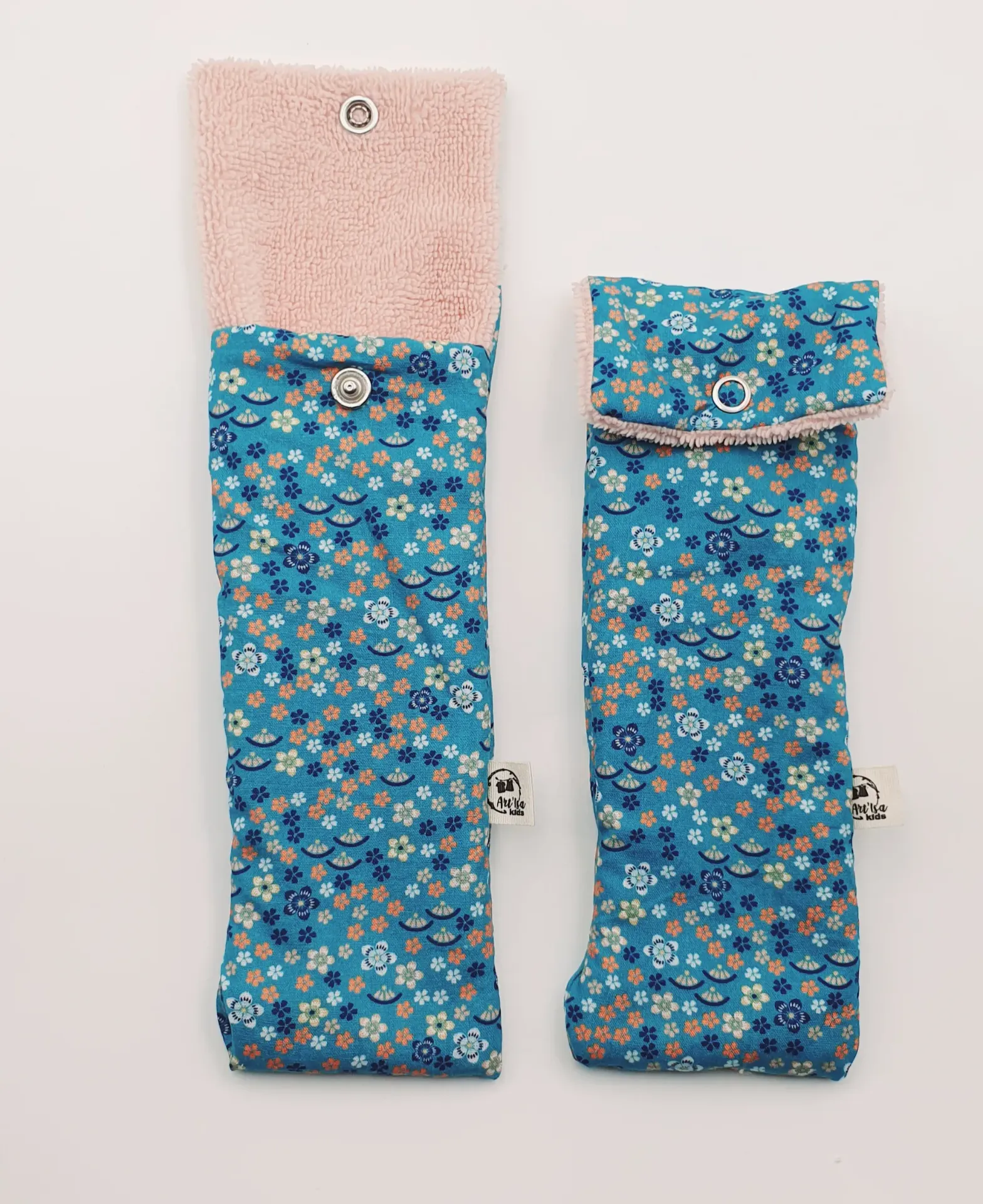 Etui polyvalent Fleurs oranges