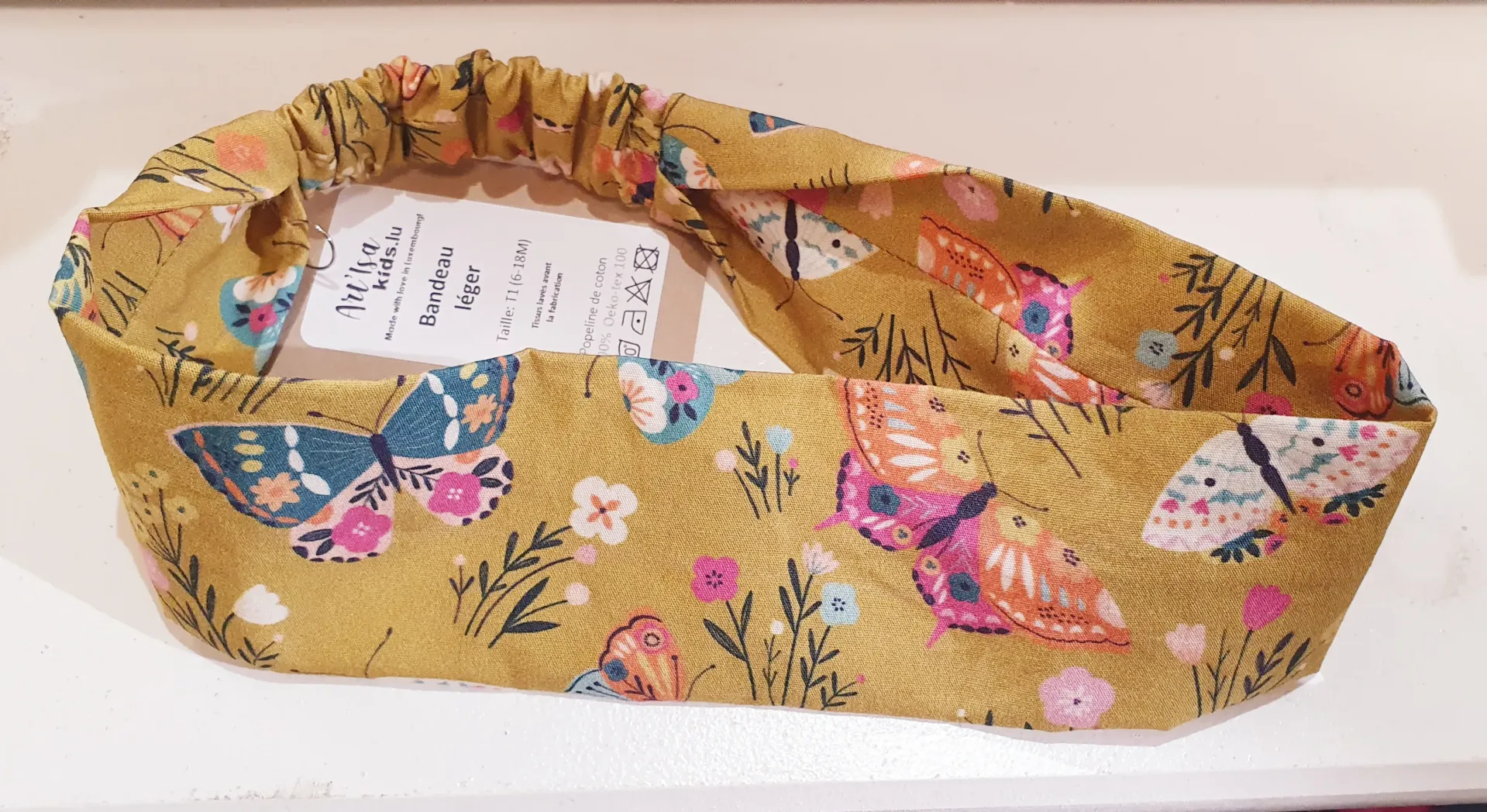 Bandeau léger PAPILLONS (T0 (0-6M))