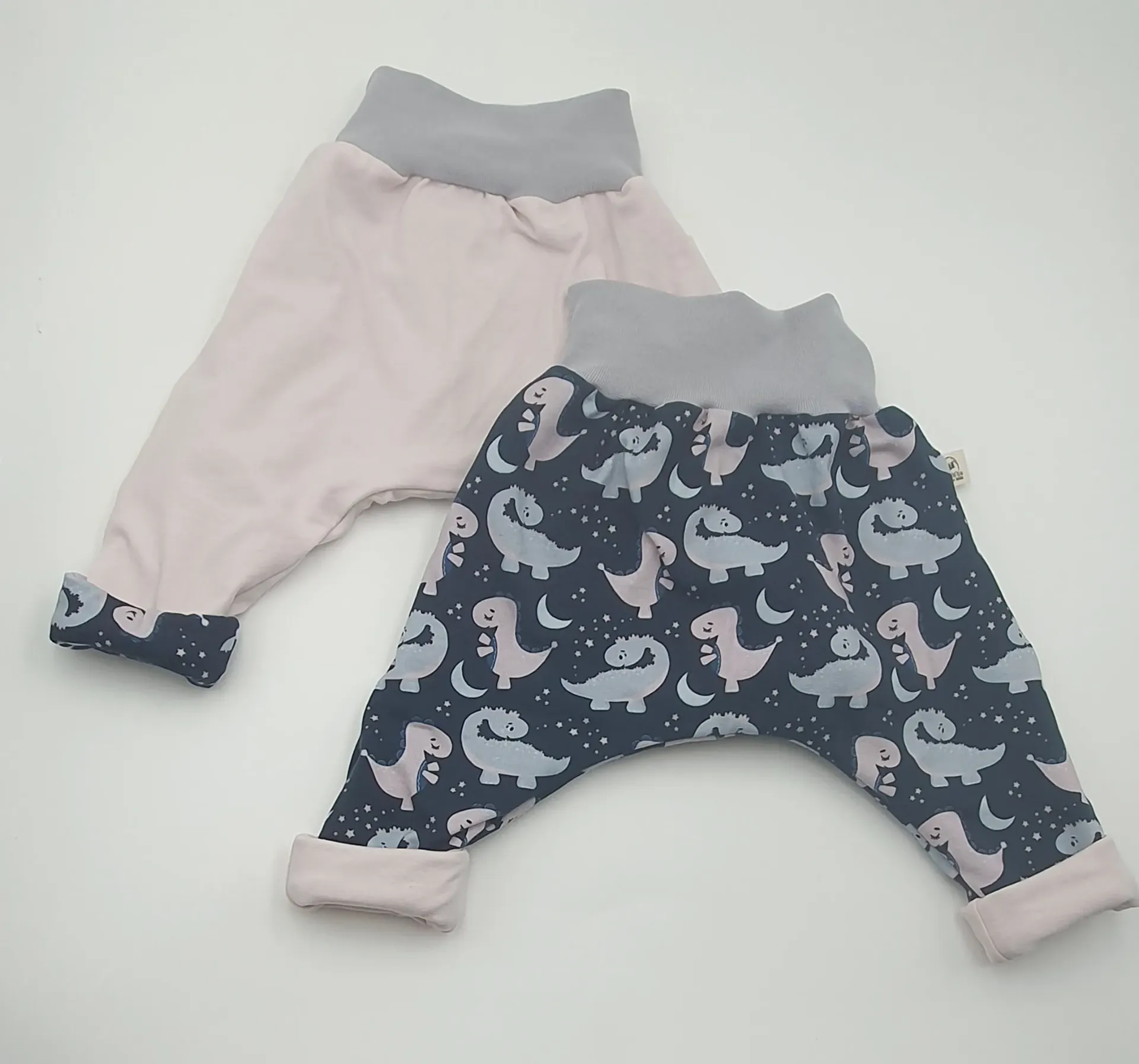 Sarouel réversible et évolutif DINOS GIRLY (Taille 0 (0-4M))