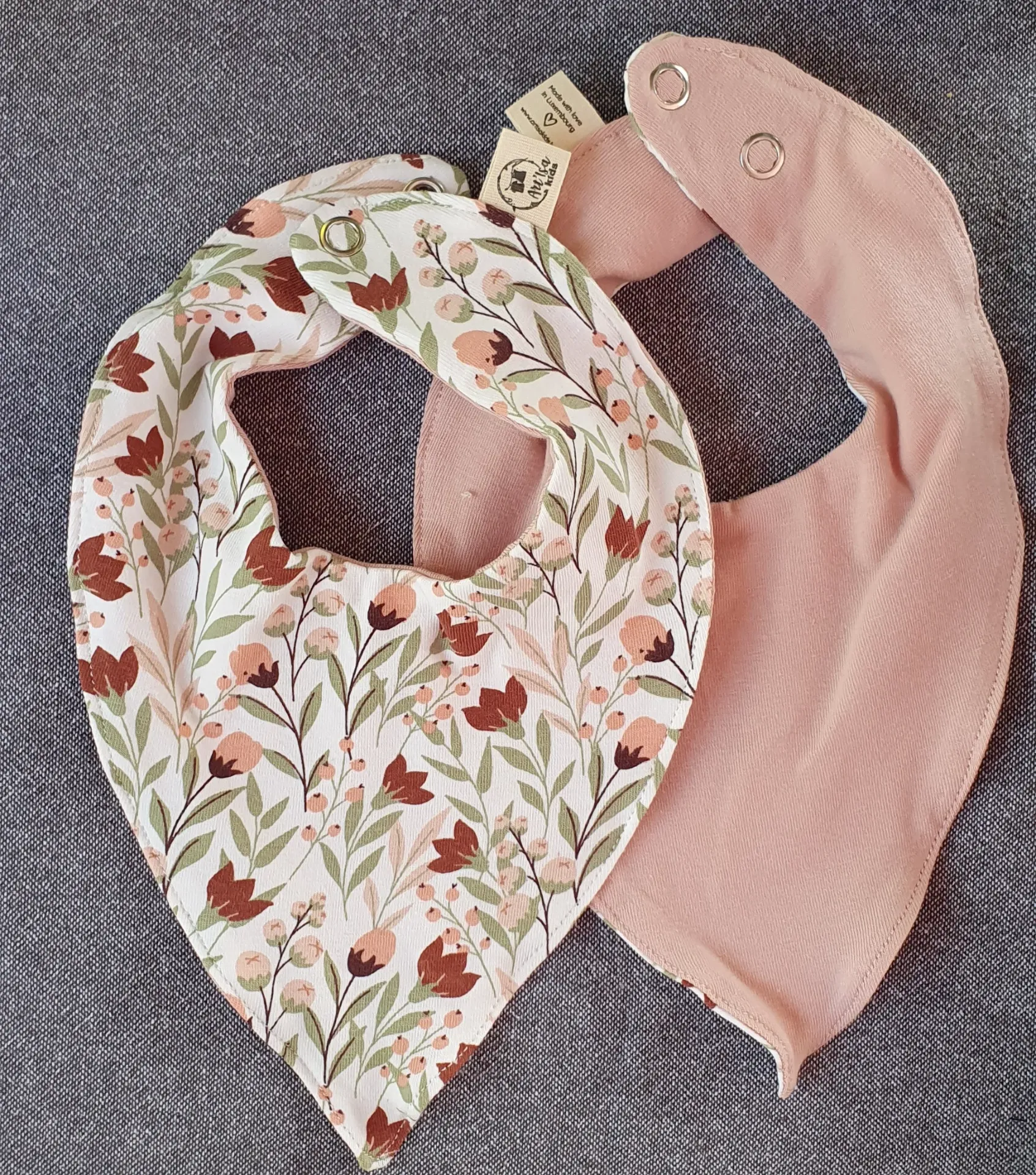 Bandana réversible léger FEUILLAGE D'AUTOMNE