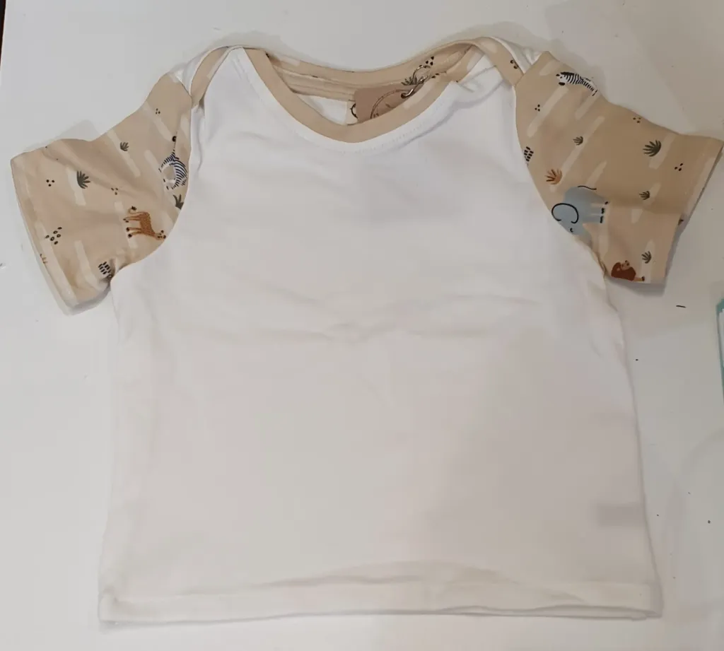 T-shirt col "US" manches courtes SAFARI (Taille 1 (3-9M))
