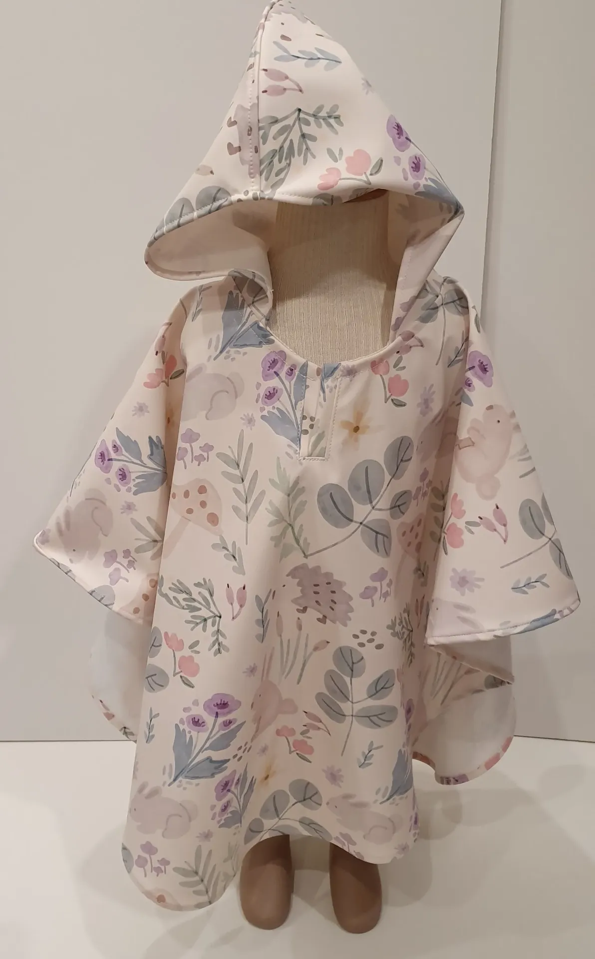 Cape pluie + sous-cape LAPINS