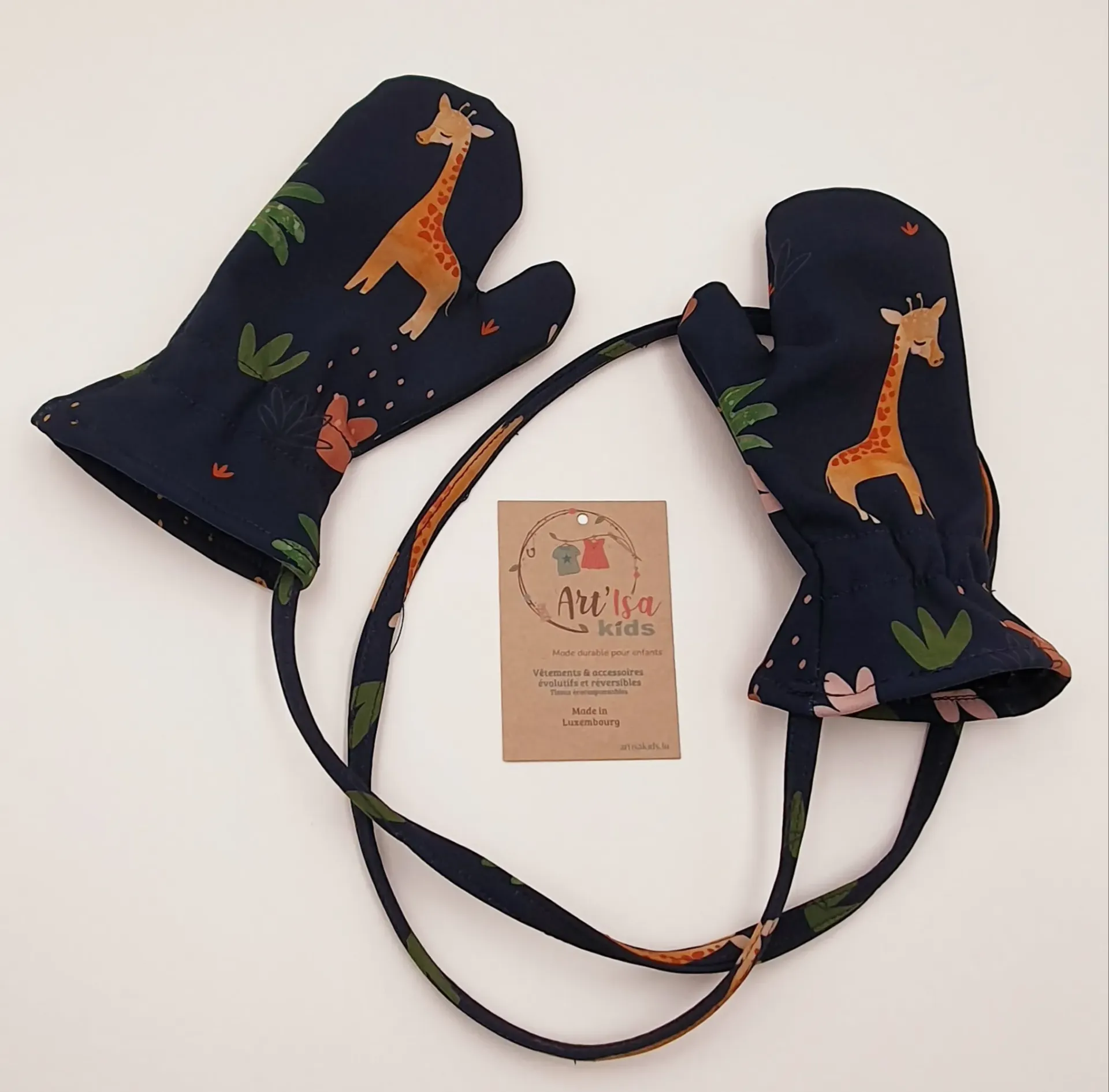 Moufles ANIMAUX BLEUS