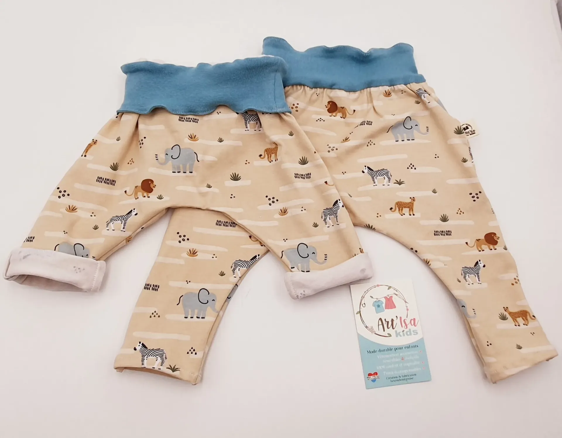 Sarouel léger (non réversible) SAFARI (Taille 0 (0-4M))