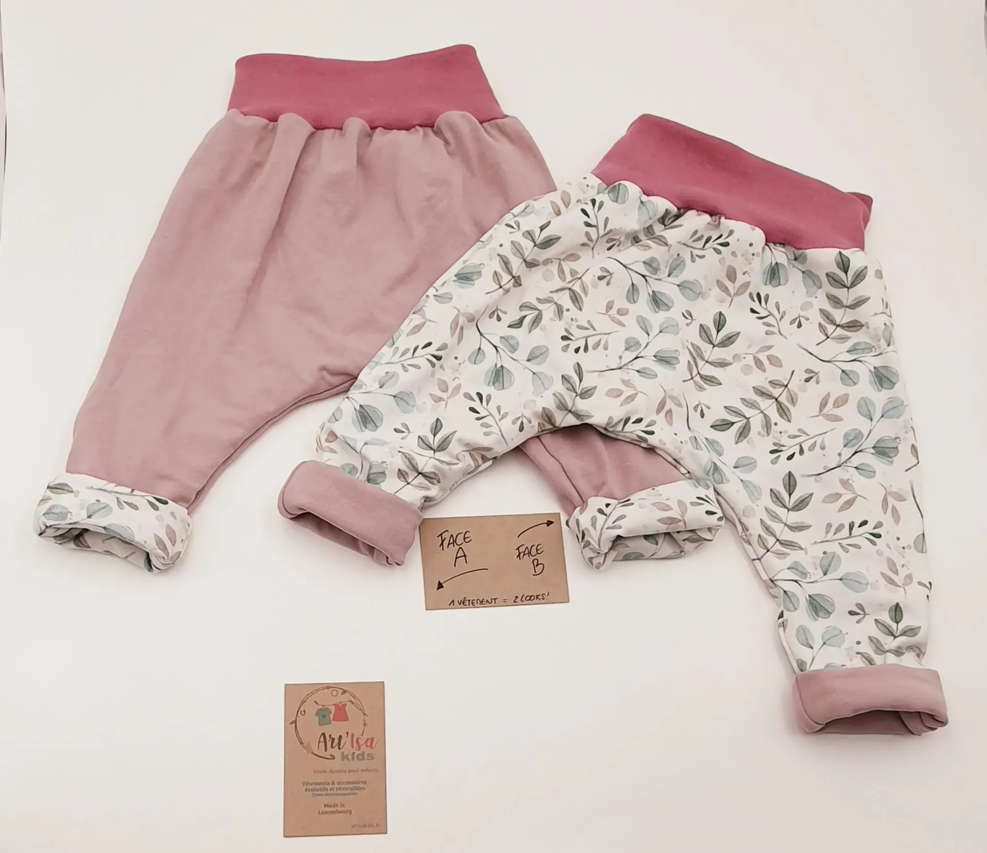 Sarouel réversible et évolutif FEUILLAGE