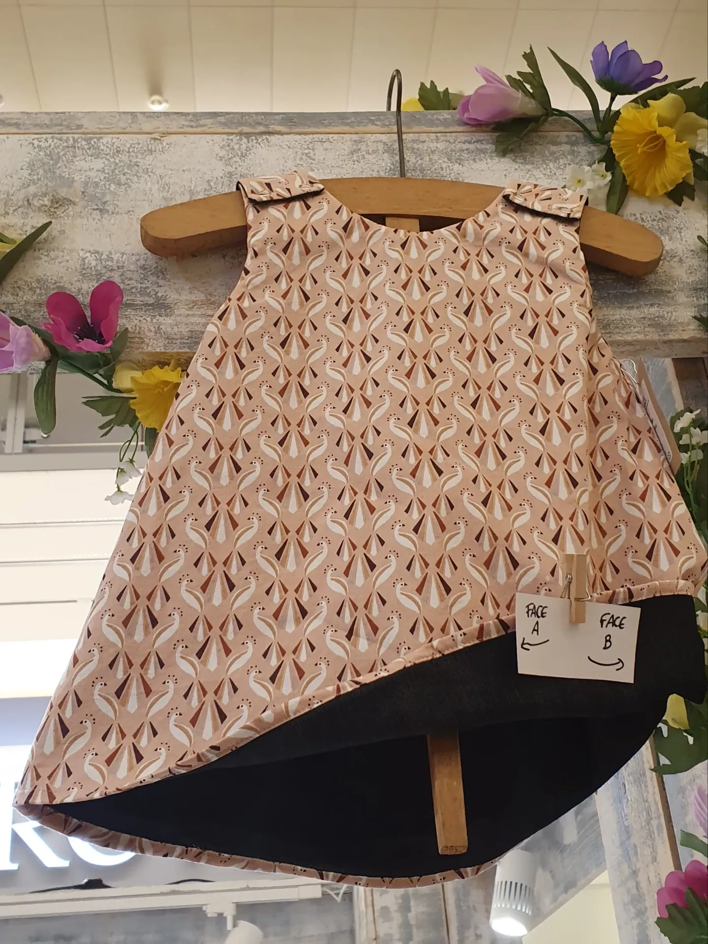 Robe chasuble réversible et évolutive PAONS